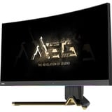 MSI MEG 342C QD-OLED 34.18" Curved UltraWide gaming monitor Zwart/goud, 2x HDMI, 1x DisplayPort, 4x USB-A 3.2 (5 Gbit/s), 1x USB-B 3.2 (5 Gbit/s), 1x USB-C 3.2 (5 Gbit/s), 175 Hz