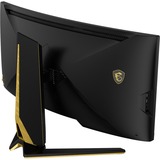 MSI MEG 342C QD-OLED 34.18" Curved UltraWide gaming monitor Zwart/goud, 2x HDMI, DisplayPort, 4x USB-A, USB-B, USB-C, 175 Hz