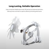 Montech HP140 ARGB PWM 3 in 1 Pack case fans Wit, 3 stuks, 140 x 140 x 25 mm