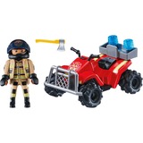 PLAYMOBIL City Action - Brandweer - Speed Quad Constructiespeelgoed 71090