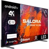 Salora 43UA550 43" 4K Ultra HD LED tv Zwart, 3x HDMI, Sound, WLAN, RJ-45, BT