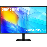 Samsung ViewFinity S8 S80D UHD Monitor 37" 4K Zwart, 1x DisplayPort, 1x HDMI, 2x USB-A, 1x RJ-45