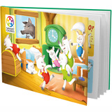 SmartGames De Wolf & De 7 Geitjes Leerspel Nederlands, 1 speler, Vanaf 3 tot 7 jaar, 48 opdrachten