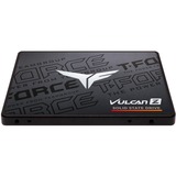 Team Group VULCAN Z 256 GB SSD Zwart/grijs, T253TZ256G0C101, SATA 6 Gb/s