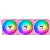 Thermaltake CT120 EX Reverse ARGB Sync PC Cooling Fan Pink (3-Fan Pack) case fans Pink, 3 stuks, 120 x 120 x 25 mm, PWM