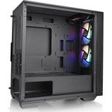 Thermaltake Divider 170 TG ARGB mini tower behuizing Zwart | 3x USB-A | RGB | Tempered Glass