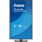 iiyama ProLite XB2793HSU-B1 27" monitor Zwart (mat), 120Hz, HDMI, DisplayPort, USB, Audio