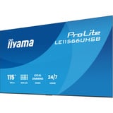 iiyama Prolite LE11566UHSB-B1AG 115" 4K Ultra HD Public Display Zwart