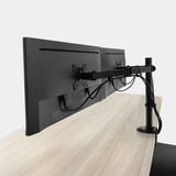 ACT Connectivity Essentials Monitorarm 32", 2 schermen Zwart