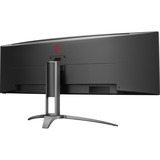 AOC AGON AG493UCX2 49" UltraWide gaming monitor Zwart, 165 Hz, HDMI, DisplayPort, USB-A, USB-C, Freesync Premium Pro