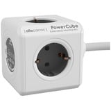 Allocacoc PowerCube Extended | Monitor | stekkerdoos stekkerdoos Wit/grijs