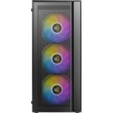 Antec AX65 ARGB midi tower behuizing Zwart | 3x USB-A | Tempered Glass