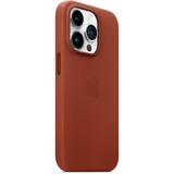 Apple Leren hoesje met MagSafe voor iPhone 14 Pro - Omber telefoonhoesje bruin