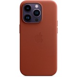 Apple Leren hoesje met MagSafe voor iPhone 14 Pro - Omber telefoonhoesje bruin