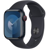 Apple Sportbandje - Middernacht (41 mm) - S/M armband Zwart