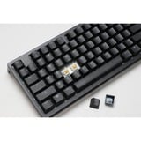 Ducky Zero 6108 Classic Black RGB mechanisch gaming toetsenbord Zwart, US lay-out (QWERTY), Cherry MX2A Speed Silver, 100%, RGB leds, Double-shot PBT, hot swap, 2.4GHz | Bluetooth | USB-C