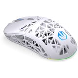 ENDORFY LIV Plus Wireless Onyx White gaming muis Wit, 26.000 DPI, ARGB, USB-C / 2.4 GHz / Bluetooth