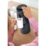 Emsa PONZA Pompthermoskan 1,9 Liter isoleerkan Antraciet, Comfort Press