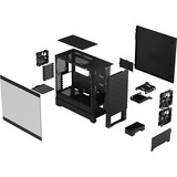 Fractal Design Pop Air Black TG Clear Tint Tower-behuizing Zwart | Window-Kit