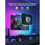 Govee AI Sync Box 2 led strip Zwart, 2,4GHz wifi, Bluetooth, voor 75 - 85 inch tv's