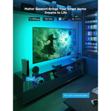 Govee AI Sync Box 2 led strip Zwart, 2,4GHz wifi, Bluetooth, voor 75 - 85 inch tv's