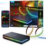 Govee AI Sync Box 2 ledstrip Zwart, 2,4GHz wifi, Bluetooth, voor 75 - 85 inch tv's