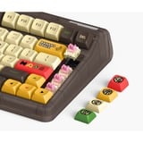 Iqunix OG80 Happy Ape Wireless Mechanical Keyboard Zwart, US lay-out (QWERTY), TTC Holy Panda, 80% (TKL)	, RGB leds, Hot-swappable, PBT, 2.4GHz | Bluetooth 5.1 | USB-C