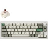 Keychron Q2 Max-P3, toetsenbord Wit, US lay-out, Gateron Jupiter Brown, RGB leds, 65%, KSA double-shot PBT, hot swap, Knob, 2.4GHz | Bluetooth 5.1 | USB-C