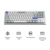 Keychron Q3 HE 8K Magnetic Switch Keyboard Wit, US lay-out (QWERTY), Keychron Ultra-Fast Lime, 80% (TKL)	, 80% (TKL), RGB, Hot swap, 8K