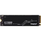 Kingston KC3000 1 TB SSD Zwart, SKC3000S/1024G, PCIe 4.0 NVMe, M.2 2280