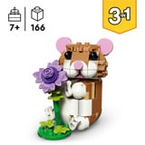 LEGO Creator 3-in-1 - Schattige hamster met bloem Constructiespeelgoed 31376