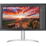 LG 27UP85NP-W UHD 4K IPS-monitor met VESA DisplayHDR 400 Zilver, 2x HDMI, DisplayPort, USB-C 3.2, 2x USB-A 3.2