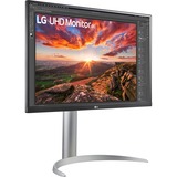 LG 27UP85NP-W UHD 4K IPS-monitor met VESA DisplayHDR 400 Zilver, 2x HDMI, DisplayPort, USB-C 3.2, 2x USB-A 3.2