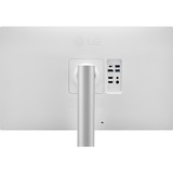 LG 27UP85NP-W UHD 4K IPS-monitor met VESA DisplayHDR 400 Zilver, 2x HDMI, DisplayPort, USB-C 3.2, 2x USB-A 3.2