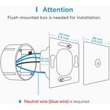 MEROSS MSS550 Smart Wi-Fi 2-Way Wall Switch schakelaar Wit