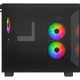 Montech KING 65 PRO midi tower behuizing Zwart | 2x USB-A | 1x USB-C | Window