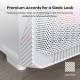 Montech X5 midi tower behuizing Wit | 2x USB-A | 1x USB-C | Tempered Glass