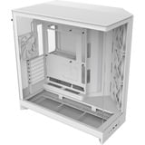 NZXT H9 Flow midi tower behuizing Wit (mat) | 2x USB-A | 1x USB-C | Tempered Glass