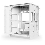 NZXT H9 Flow midi tower behuizing Wit (mat) | 2x USB-A | 1x USB-C | Tempered Glass