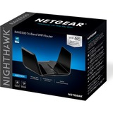 Netgear Nighthawk RAXE500 Tri-Band WiFi Router Zwart