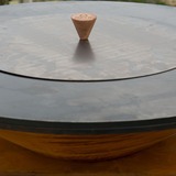 OFYR Doofdeksel Zwart 85 Zwart, Ø 50 cm