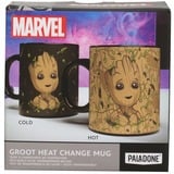 Paladone Marvel: Guardians of the Galaxy - Groot Heat Change Mug mok Zwart