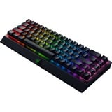 Razer BlackWidow V3 Mini HyperSpeed, gaming toetsenbord Zwart, US lay-out, Razer Yellow, RGB leds, 65%, ABS Double Shot