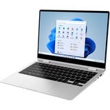 SAMSUNG Galaxy Book3 360 (NP730QFG-KB1NL) 13.3" 2-in-1 laptop Zilver | i7-1360P | Iris Xe Graphics | 16 GB | 512 GB SSD | Touch