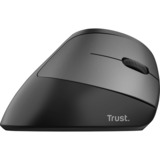 Trust Bayo Draadloze, oplaadbare, ergonomische muis Zwart, 800 - 2400 DPI