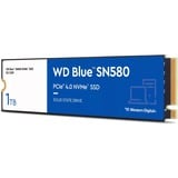 WD Blue SN580, 1 TB SSD Blauw/wit, WDS100T3B0E, M.2 2280
