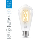 WiZ Filament doorzichtig ST64 E27 ledlamp Wifi + Bluetooth protocol