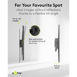 goobay TV Wall Mount TILT 43 - 100 inch (109 - 254 cm), max. 75 kg wandmontage  Zwart