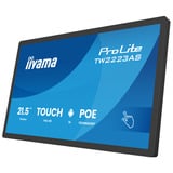 iiyama ProLite TW2223AS-B3P 21.5" Public Display Zwart, Touch, USB, Audio, LAN, WiFi, Bluetooth, Android