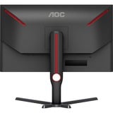 AOC U27G3X/BK 27" 4K UHD gaming monitor Zwart/rood, 2x HDMI, 2x DisplayPort, 160 Hz